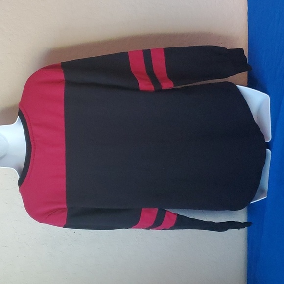 Harley Quinn Long Sleeve Shirt Top Gotham Batman Joker Birds of Prey Sz L - Picture 5 of 9